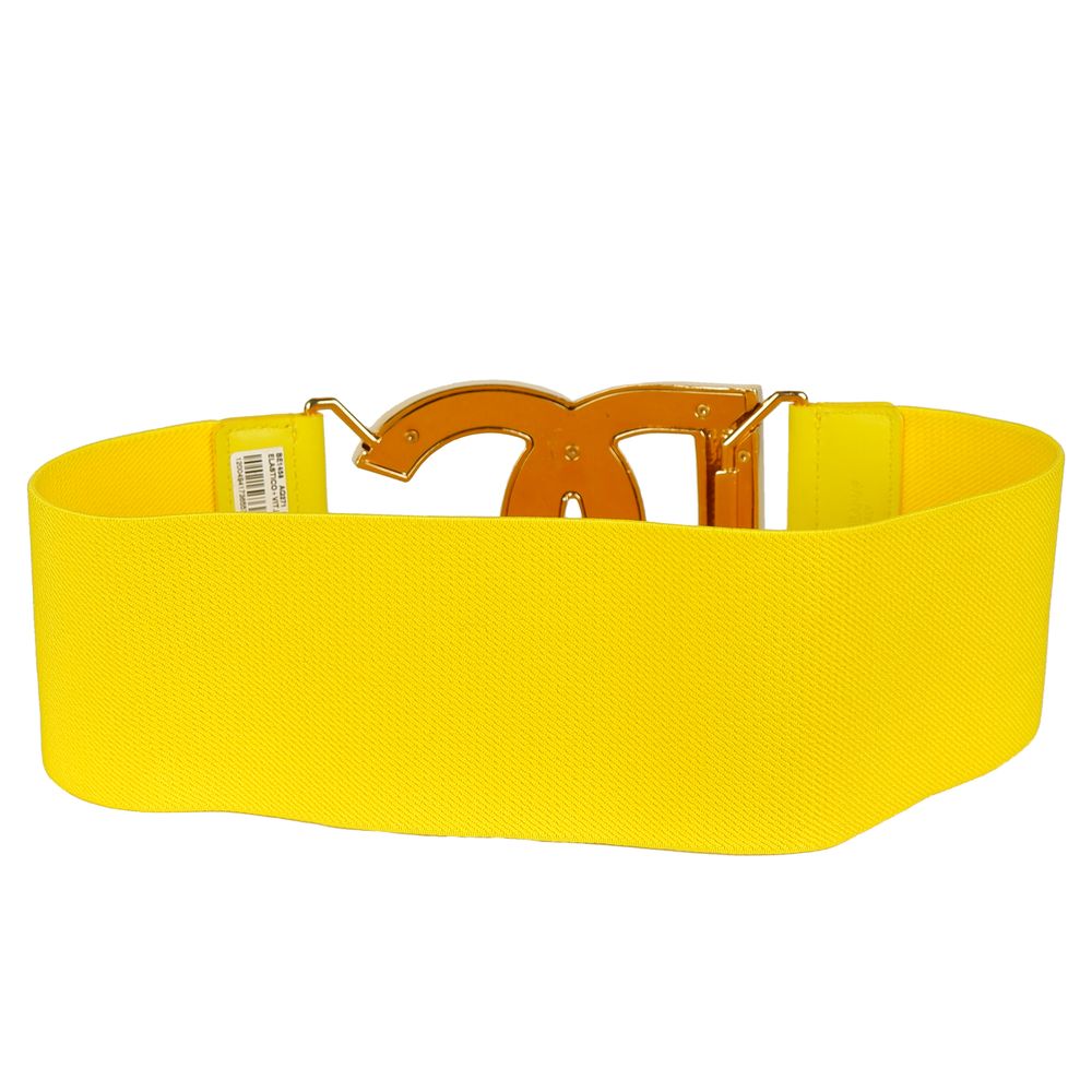 Dolce & Gabbana Yellow Polyester Belt