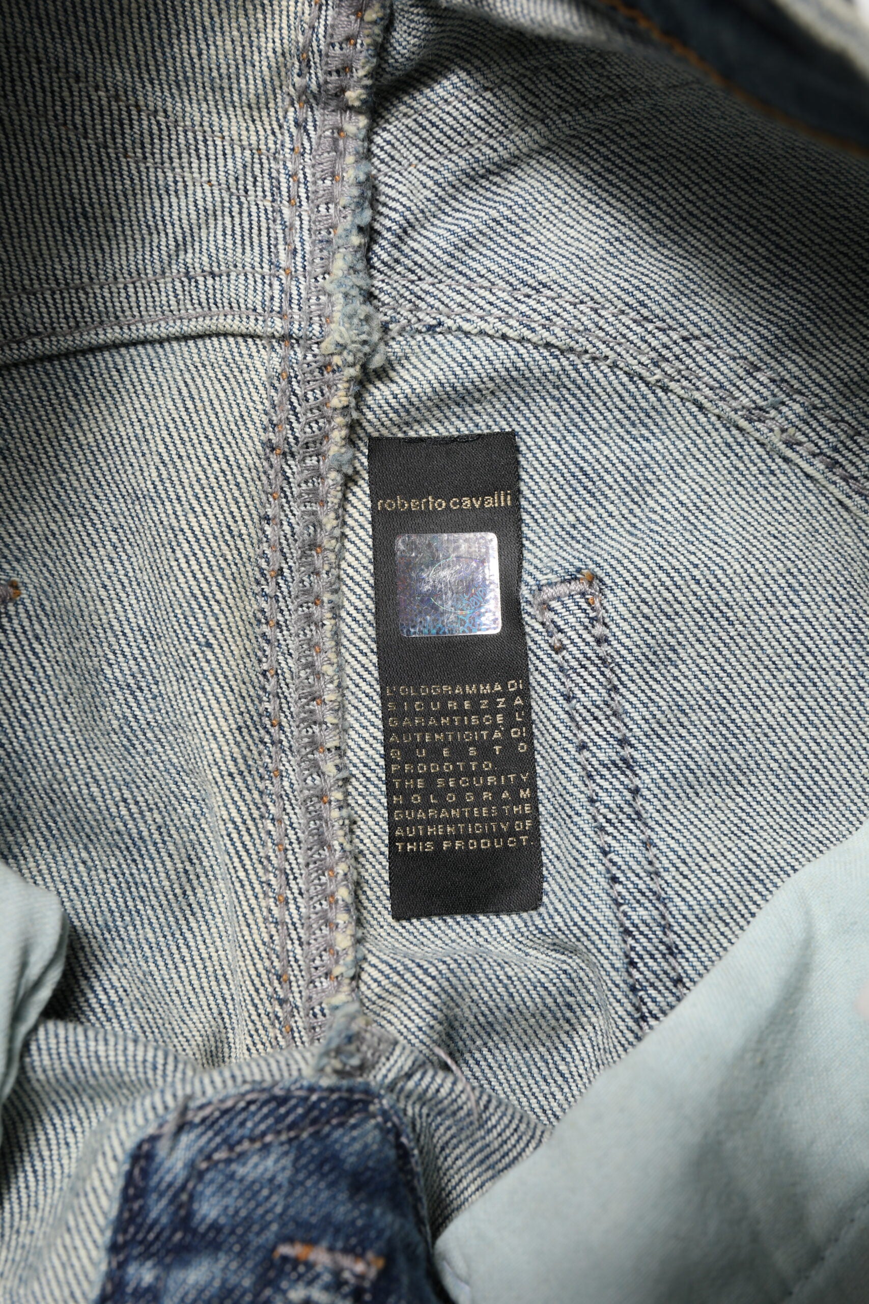 Just Cavalli Blue Washed Straight Fit Men Denim Jeans