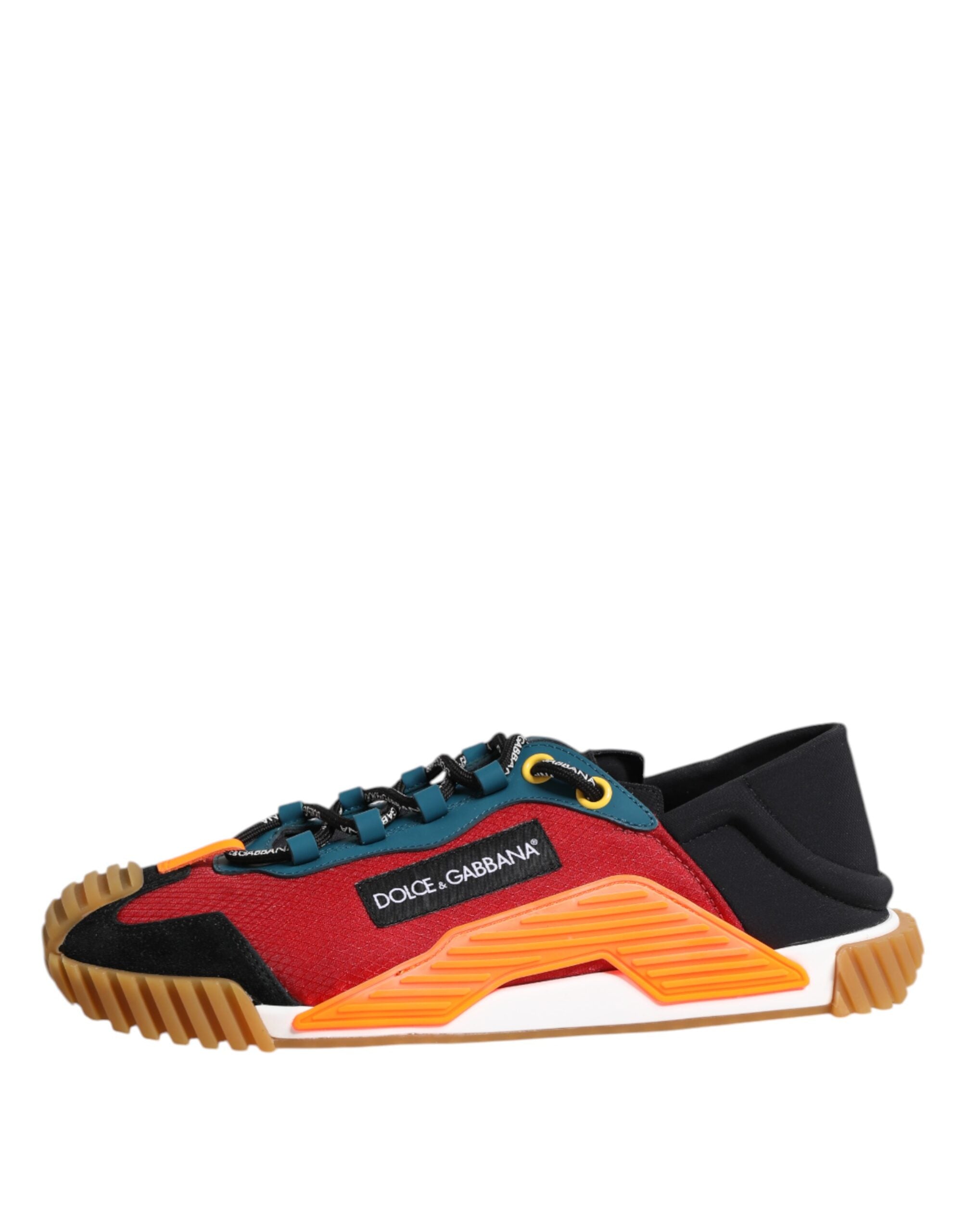 Dolce & Gabbana Multicolor Logo Low Top NS1 Men Sneakers Shoes