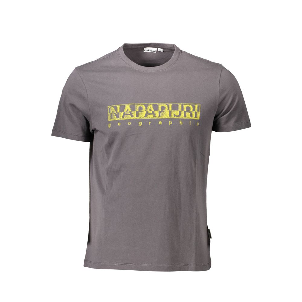 Graues Baumwoll-T-Shirt von Napapijri