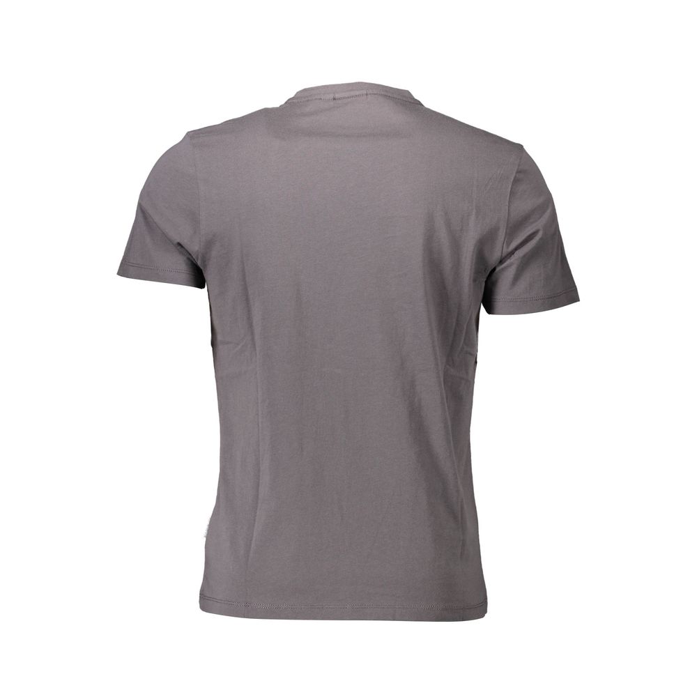 Graues Baumwoll-T-Shirt von Napapijri