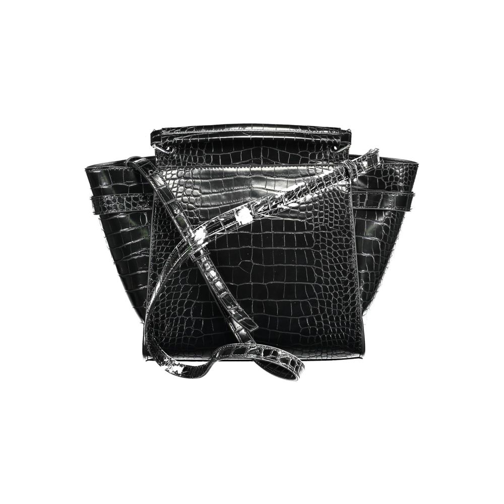 Geantă de mână Calvin Klein neagră din polietilenă