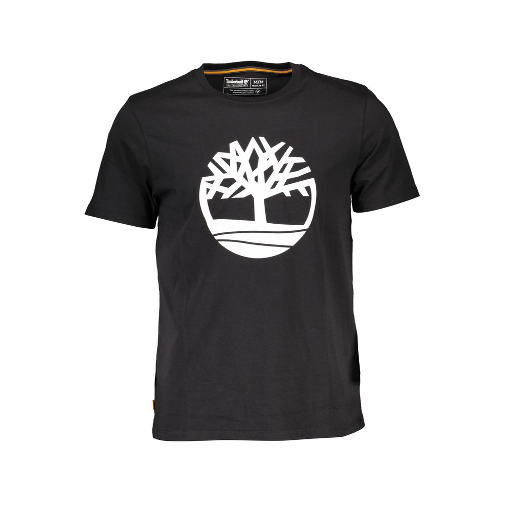 Schwarzes Baumwoll-T-Shirt von Timberland