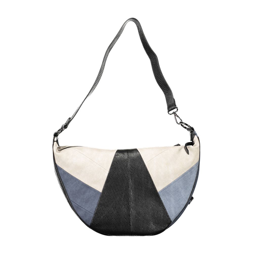 Desigual Blaue Polyethylen-Handtasche
