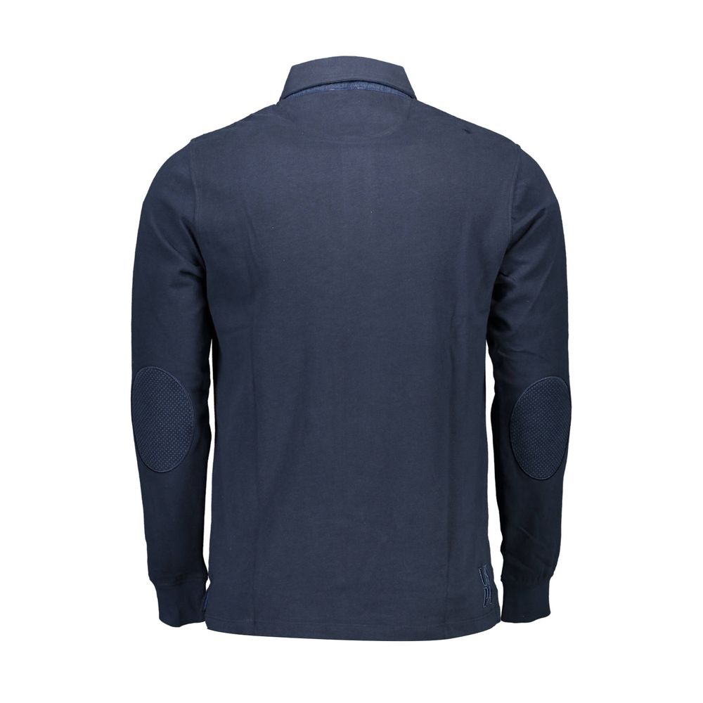 US POLO ASSN. Blaues Poloshirt aus Baumwolle