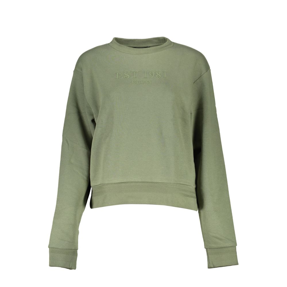 Guess Jeans – Grüner Baumwollpullover