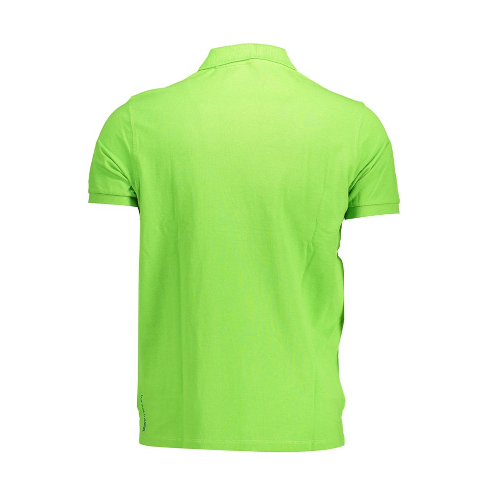 US POLO ASSN. Grünes Poloshirt aus Baumwolle