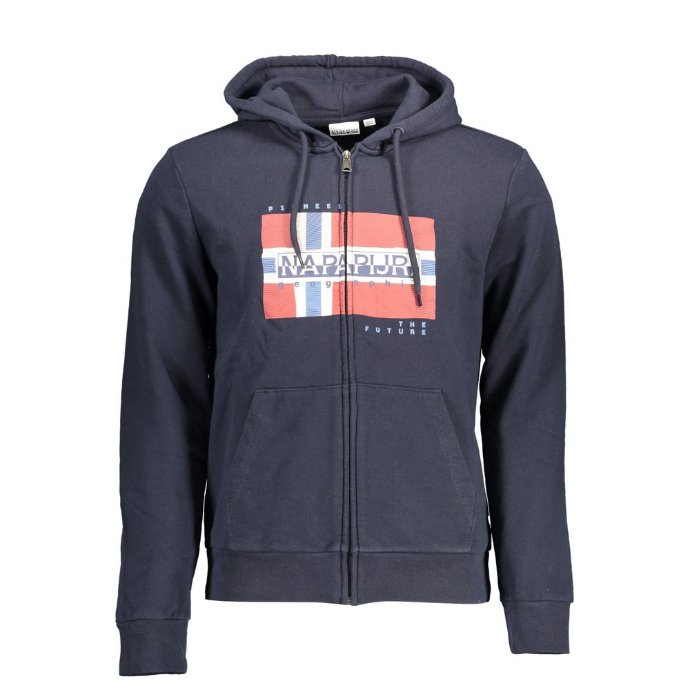 Blauer Baumwollpullover von Napapijri