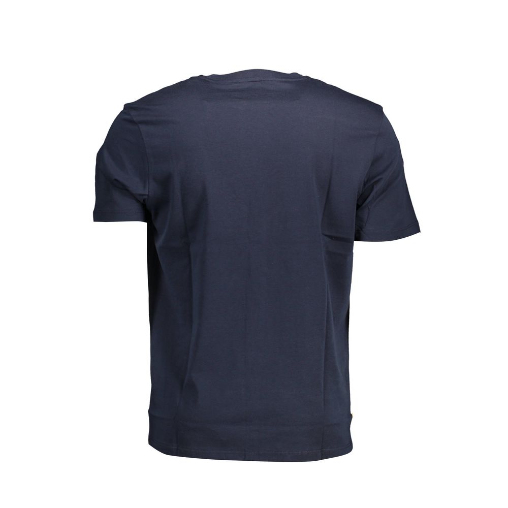 Blaues Baumwoll-T-Shirt von Timberland