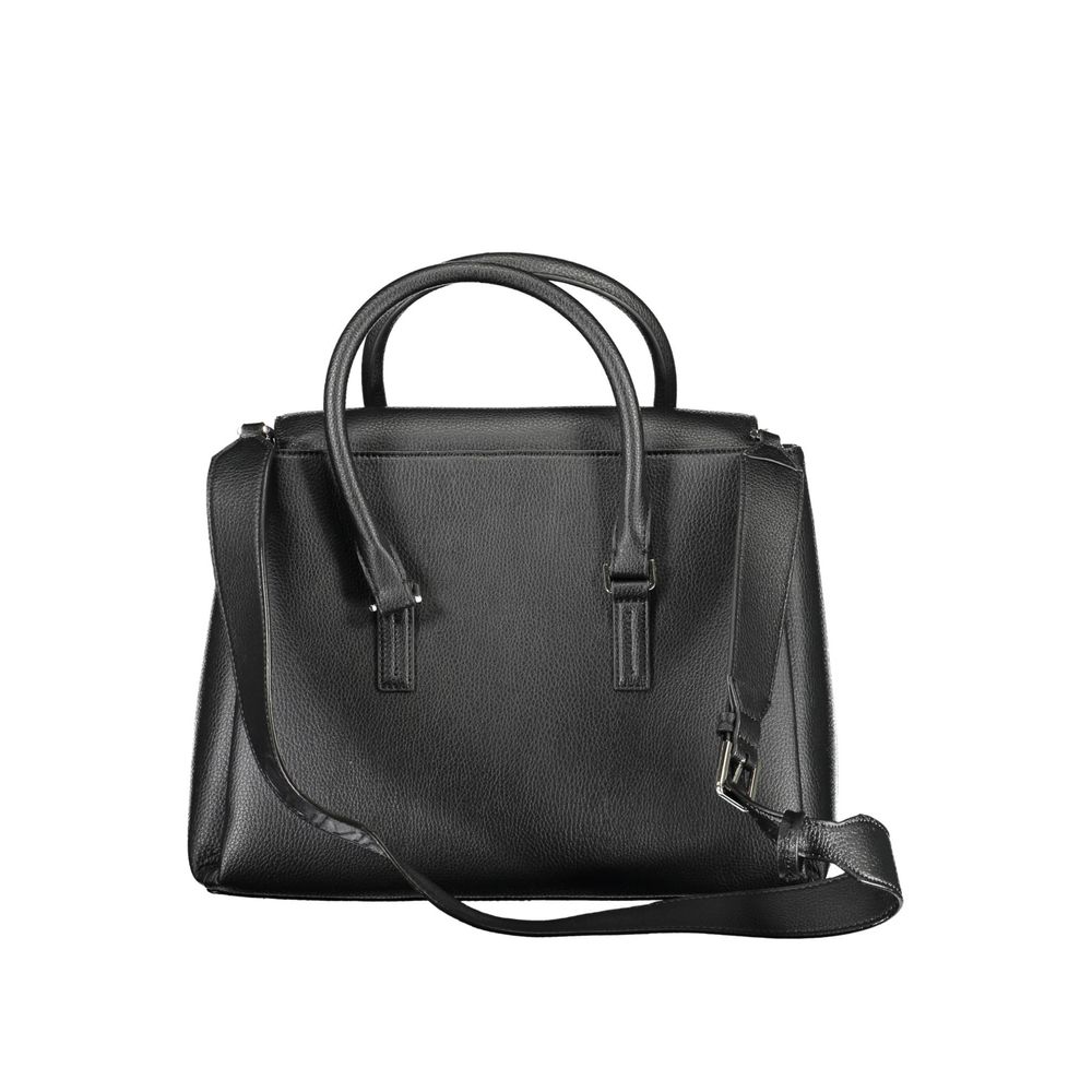 Calvin Klein Schwarze Polyester-Handtasche