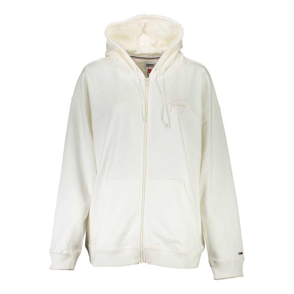 Tommy Hilfiger – Weißer Baumwollpullover