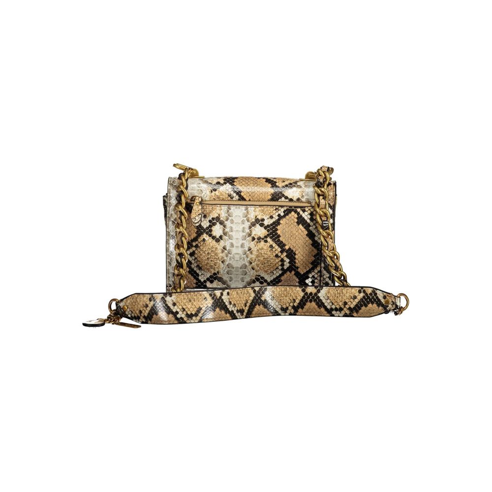 Guess Jeans Beige Polyethylen Handtasche