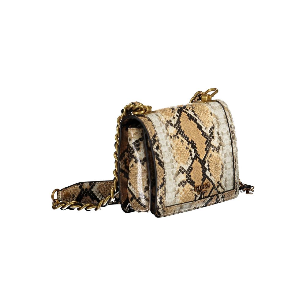 Guess Jeans Beige Polyethylen Handtasche