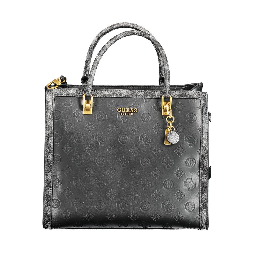 Guess Jeans – Schwarze Polyethylen-Handtasche