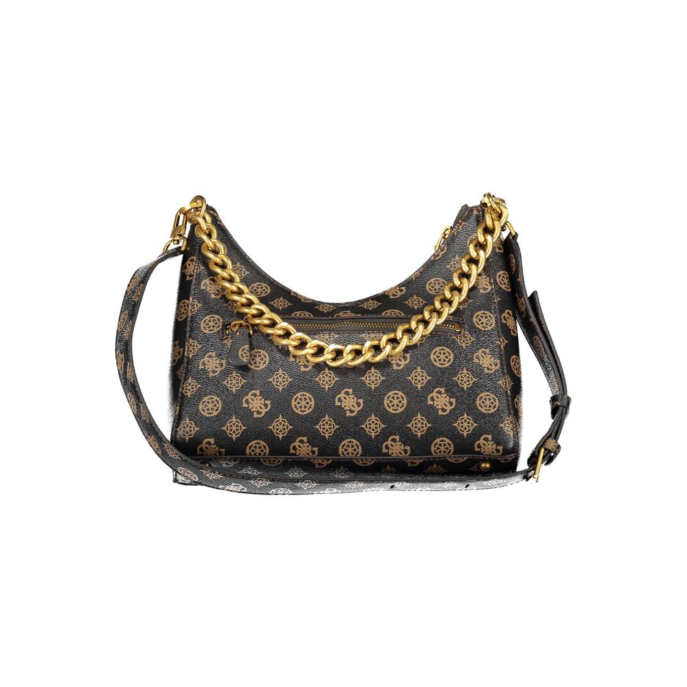 Guess Jeans – Handtasche aus Polyethylen in Braun