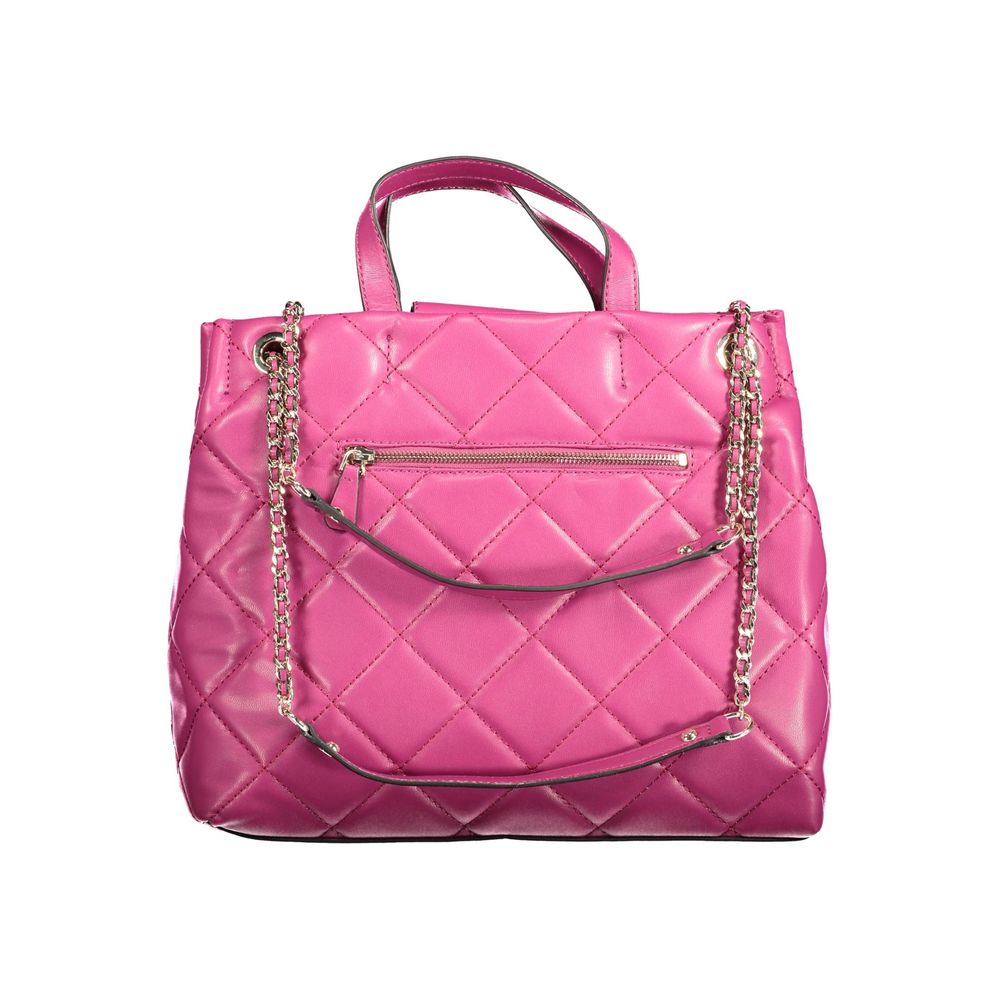 Guess Jeans – Handtasche aus Polyethylen in Rosa