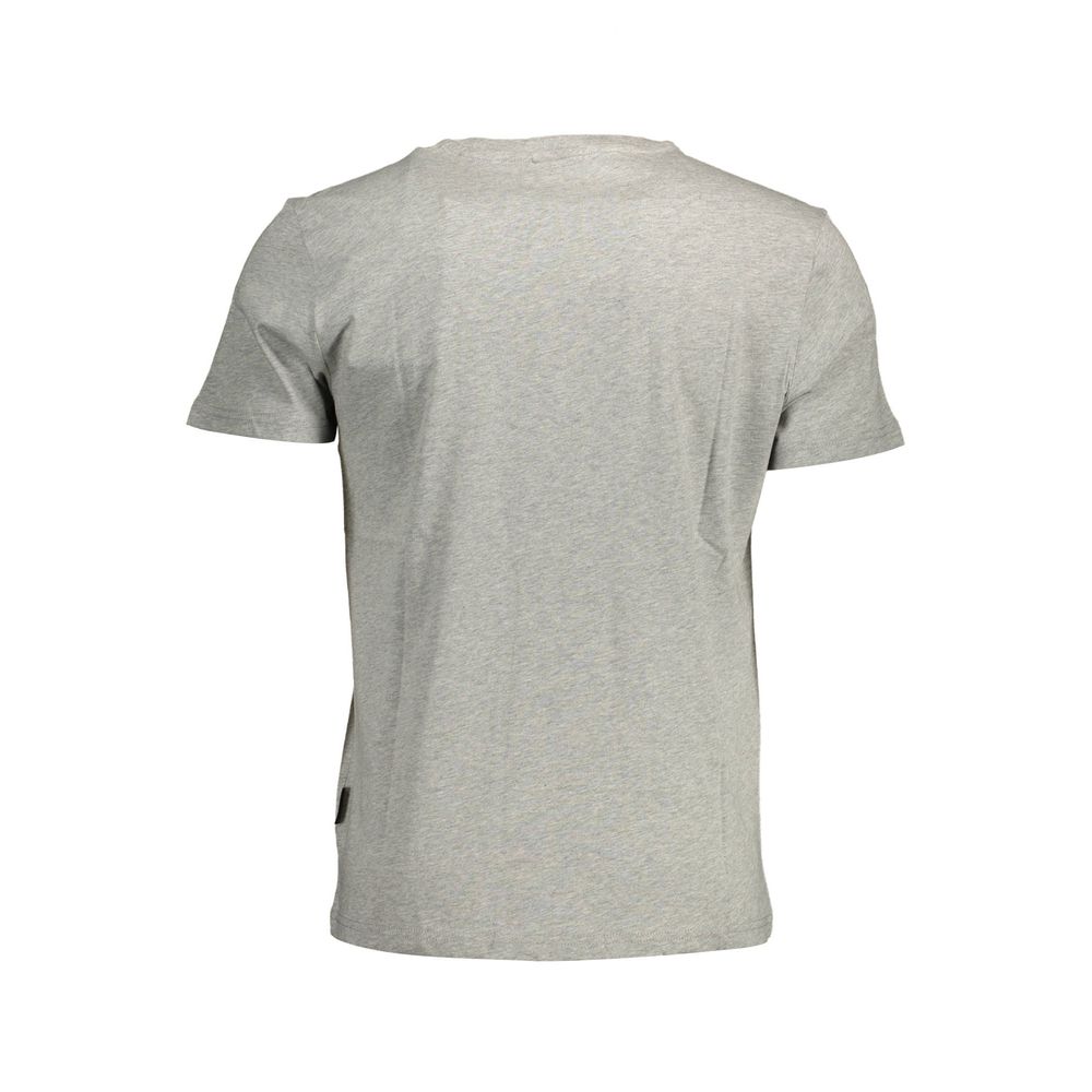 Graues Baumwoll-T-Shirt von Napapijri