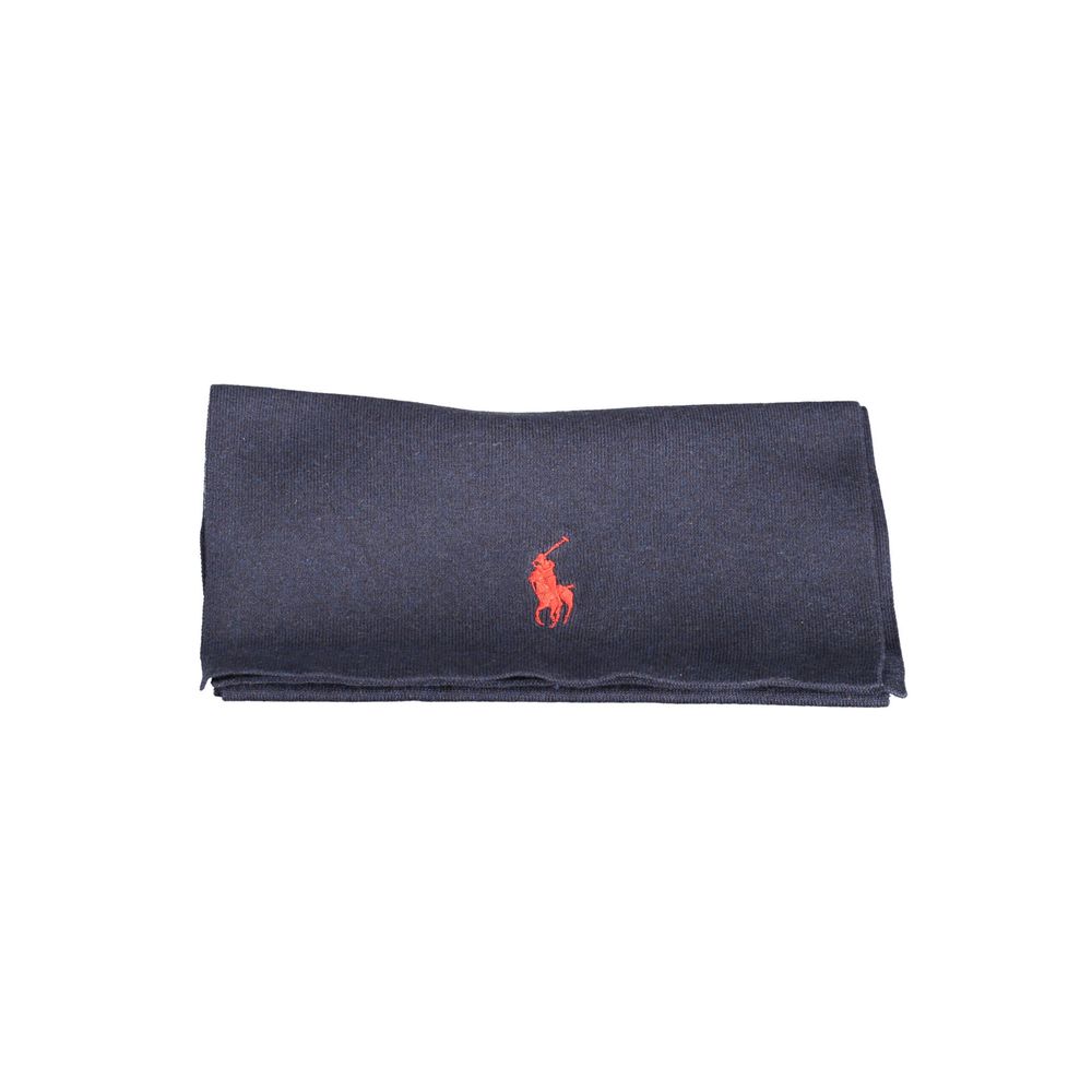 Ralph Lauren Blauer Baumwollschal