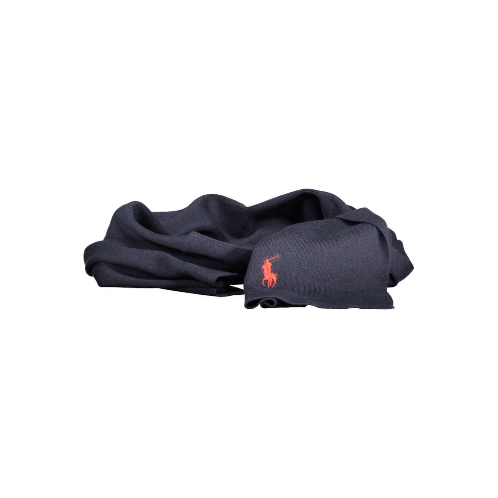 Ralph Lauren Blauer Baumwollschal