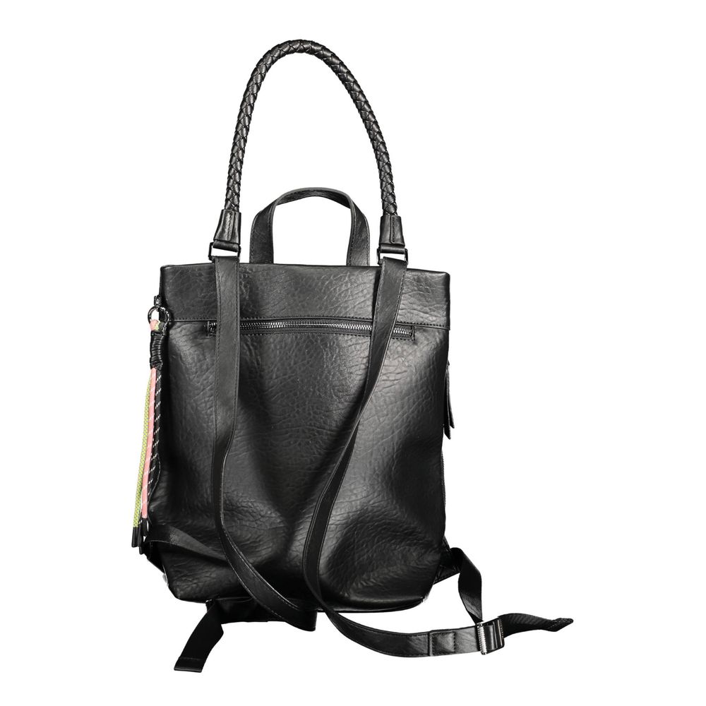 Desigual – Schwarzer Polyethylen-Rucksack