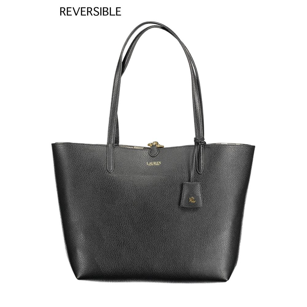 Ralph Lauren – Schwarze Handtasche aus Polyethylen