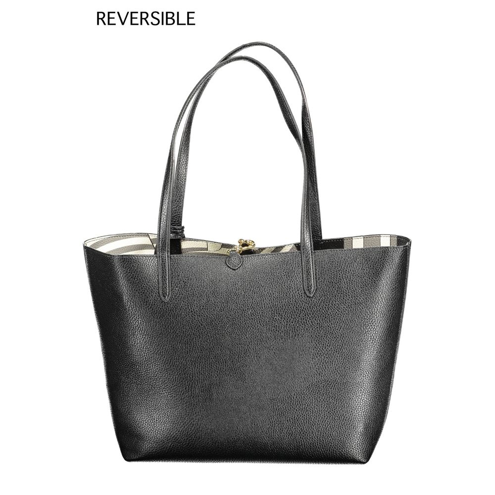 Ralph Lauren – Schwarze Handtasche aus Polyethylen