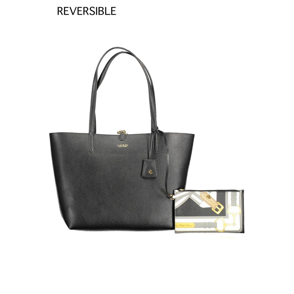 Ralph Lauren – Schwarze Handtasche aus Polyethylen