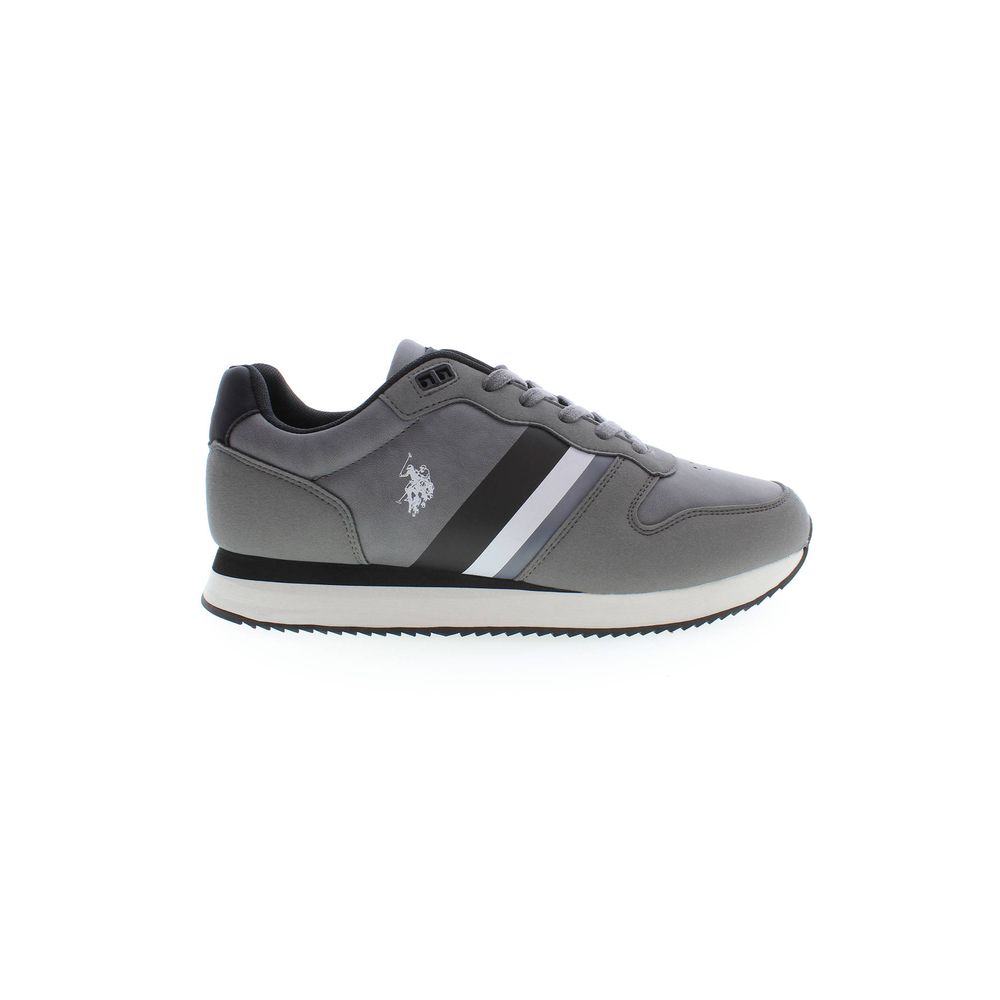 U.S. POLO ASSN. Gray Polyester Sneaker