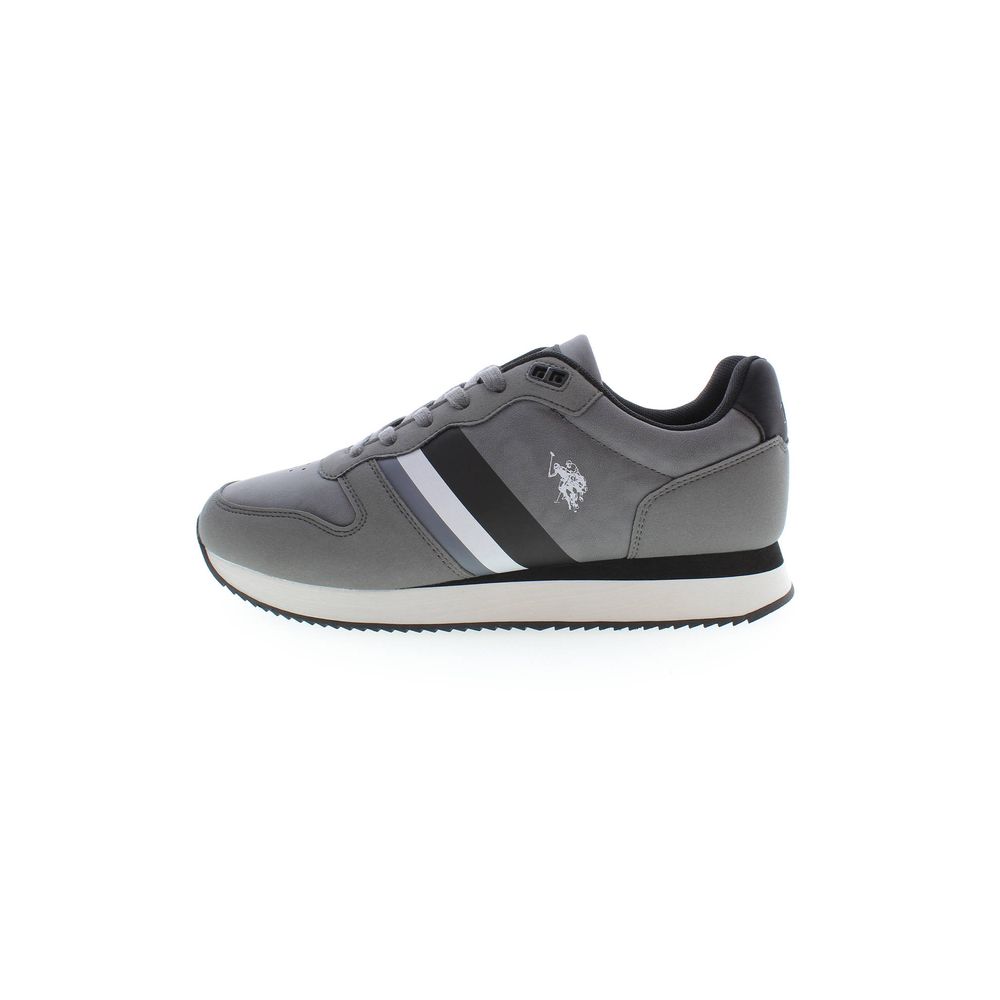 U.S. POLO ASSN. Gray Polyester Sneaker