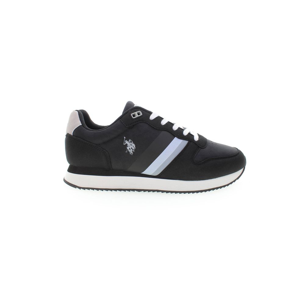 US POLO ASSN. Schwarzer Polyester-Sneaker