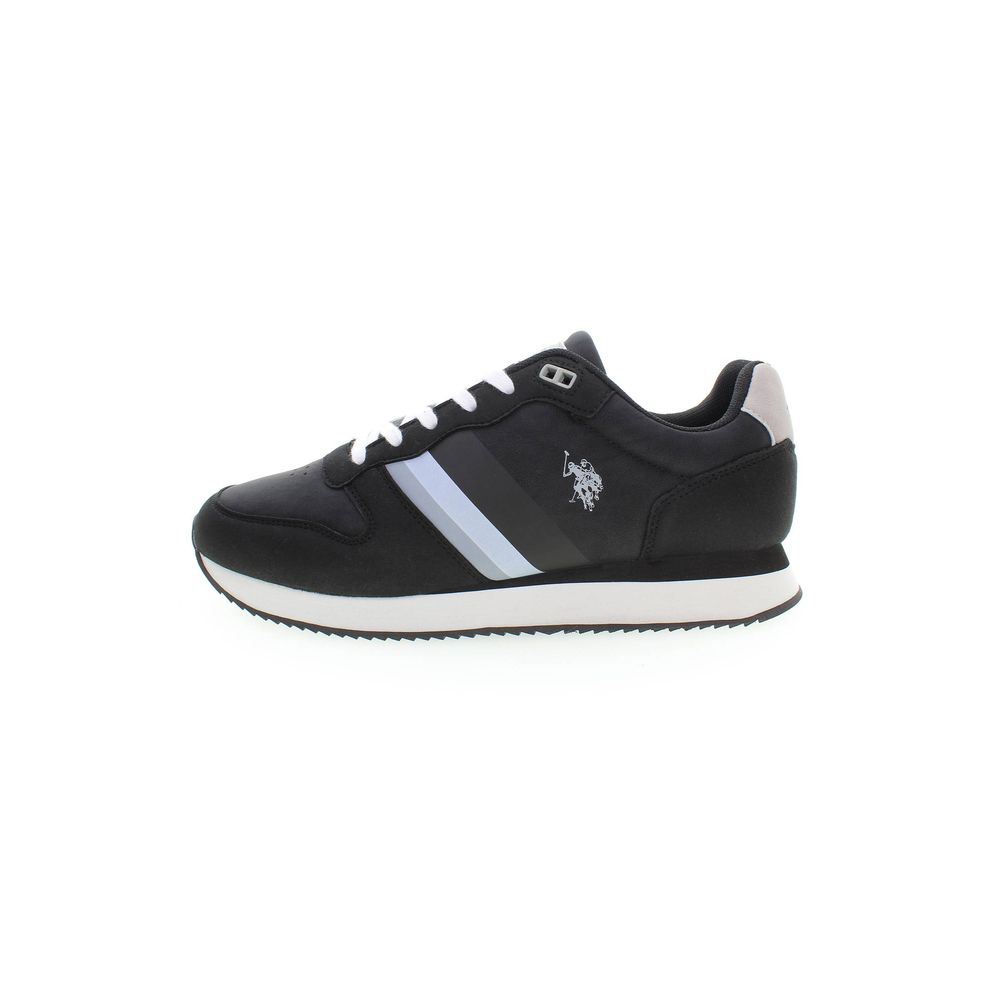 US POLO ASSN. Schwarzer Polyester-Sneaker