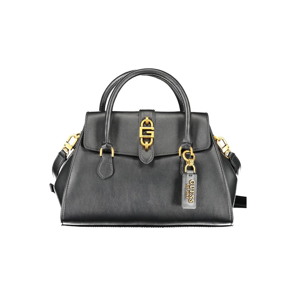 Guess Jeans – Schwarze Polyethylen-Handtasche