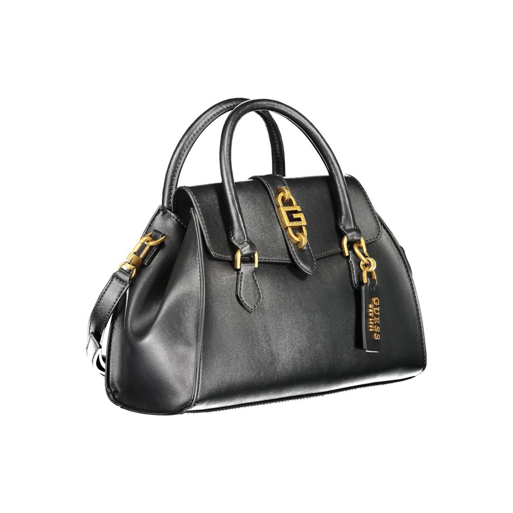 Guess Jeans – Schwarze Polyethylen-Handtasche