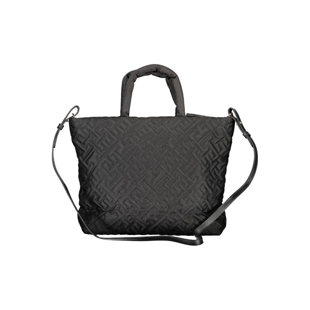 Tommy Hilfiger – Schwarze Polyester-Handtasche