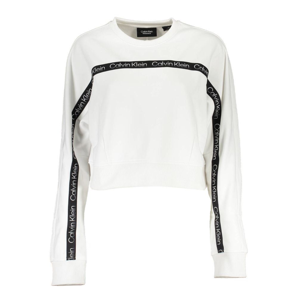 Calvin Klein Weißer Polyesterpullover