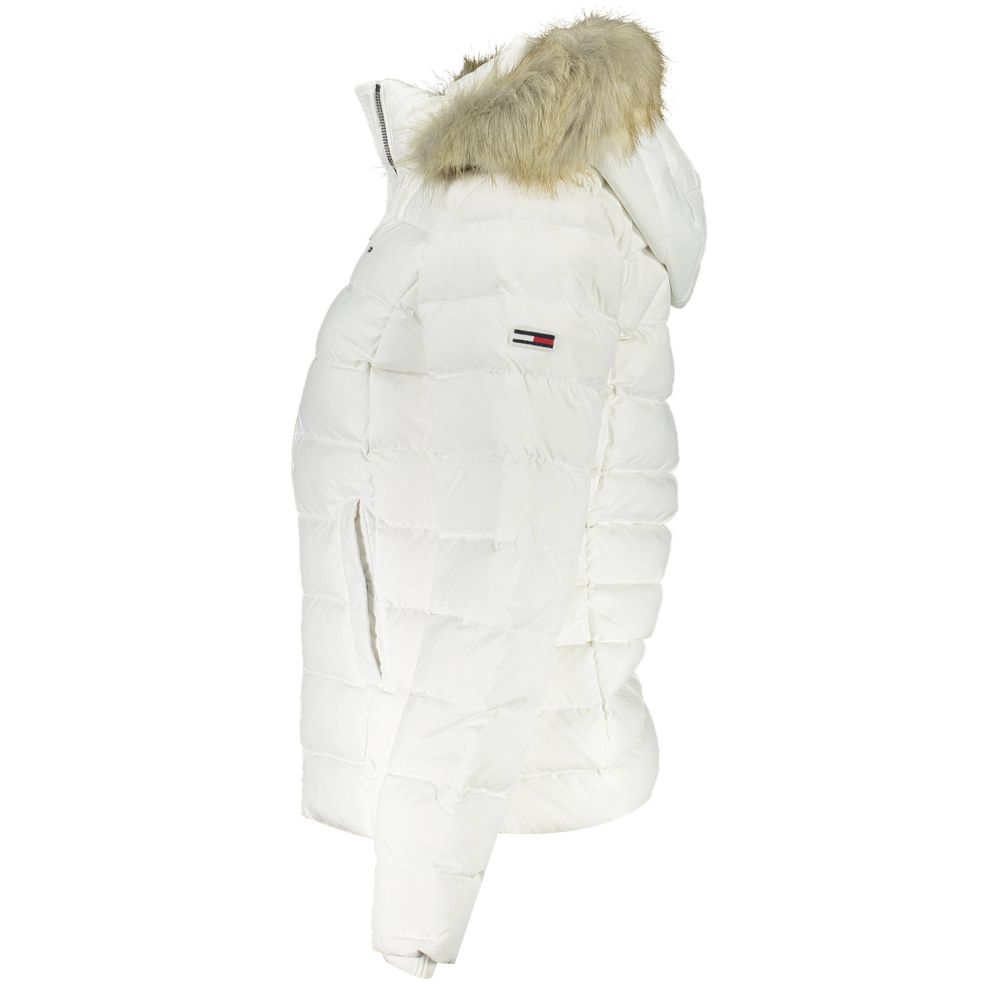 Tommy Hilfiger Weiße Polyesterjacken und -mäntel