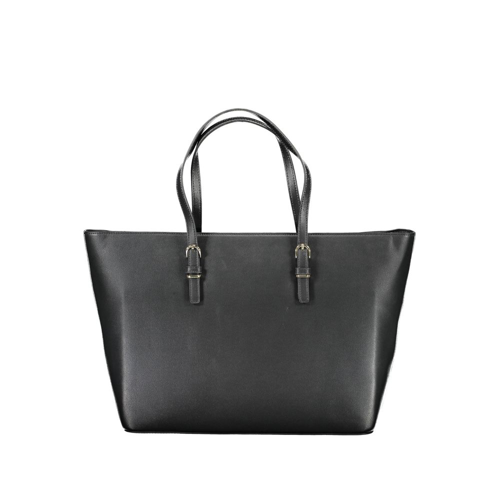 Tommy Hilfiger – Schwarze Handtasche aus Polyethylen