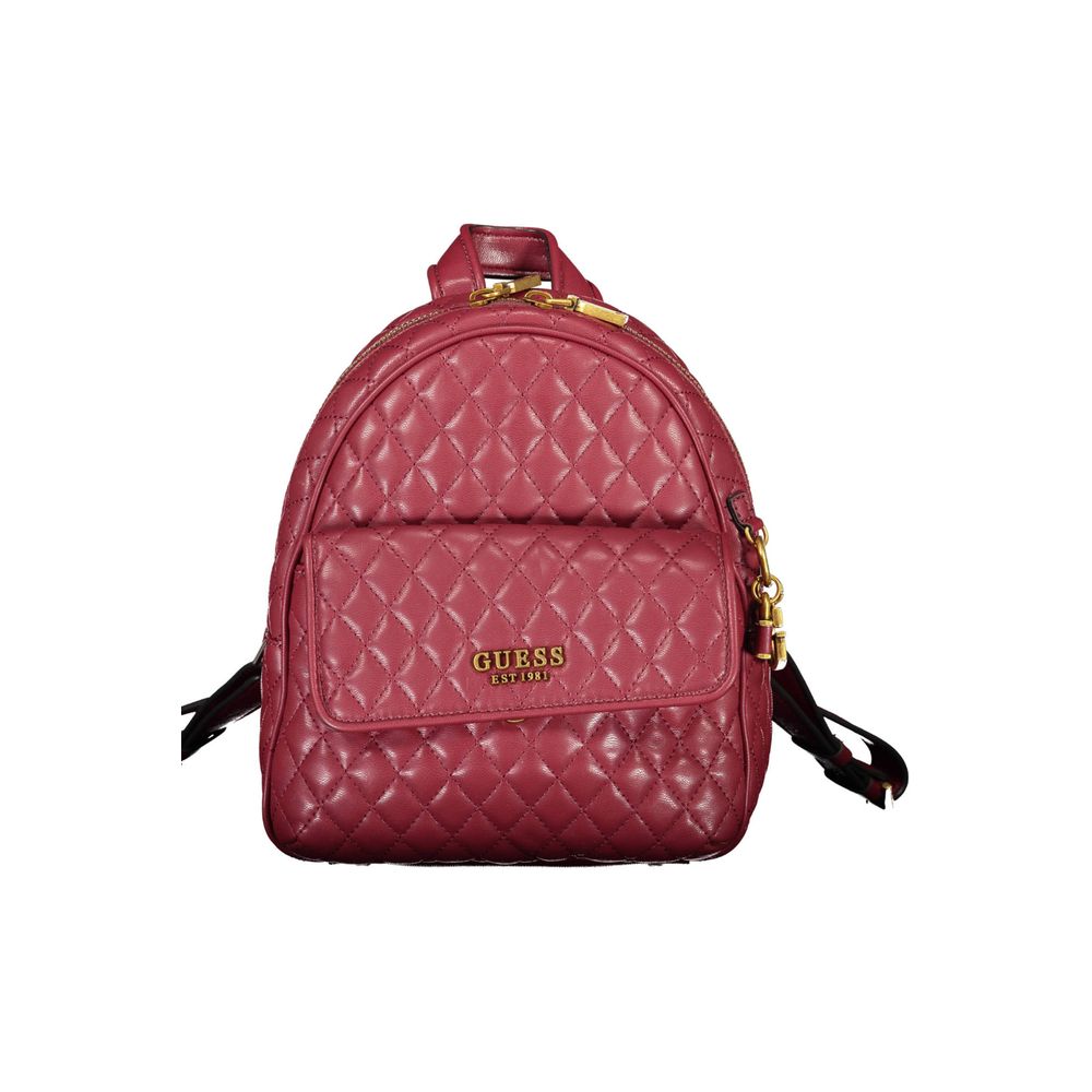 Guess Jeans – Lilafarbener Polyethylen-Rucksack