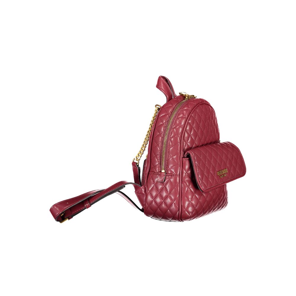 Guess Jeans – Lilafarbener Polyethylen-Rucksack