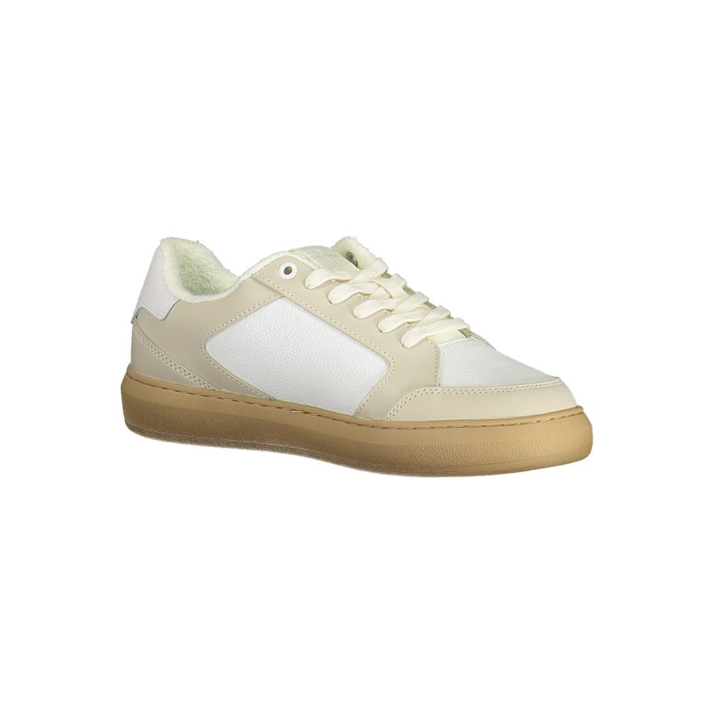 Calvin Klein – Weißer Polyester-Sneaker