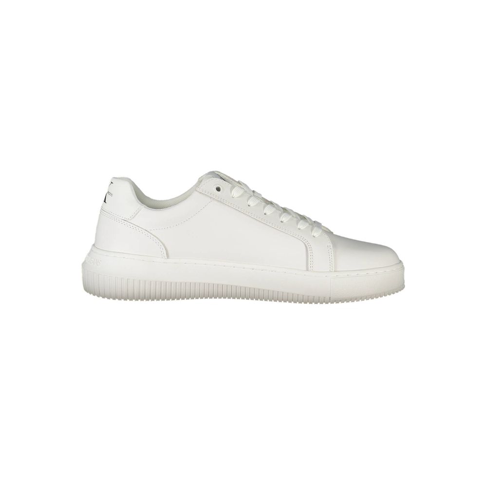 Calvin Klein – Weißer Polyester-Sneaker