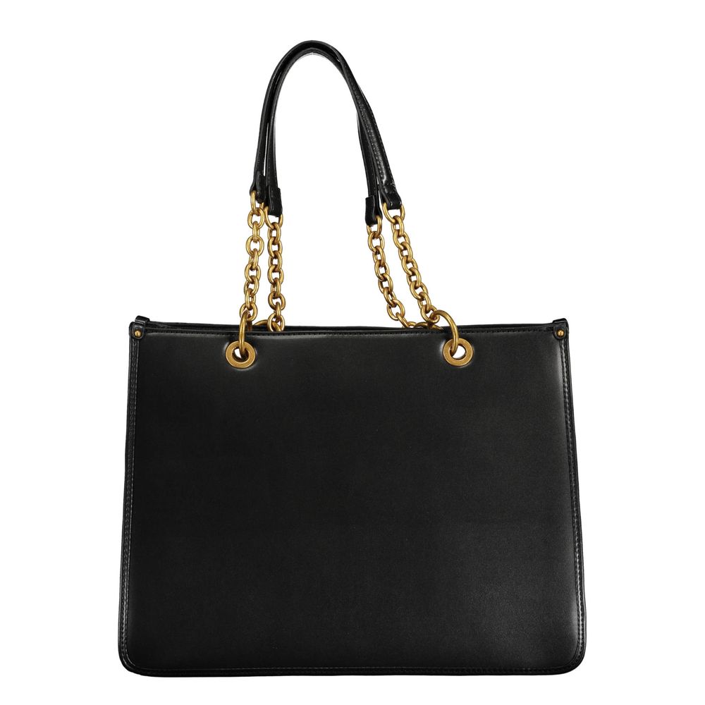 Guess Jeans Black Polyethylene Handbag