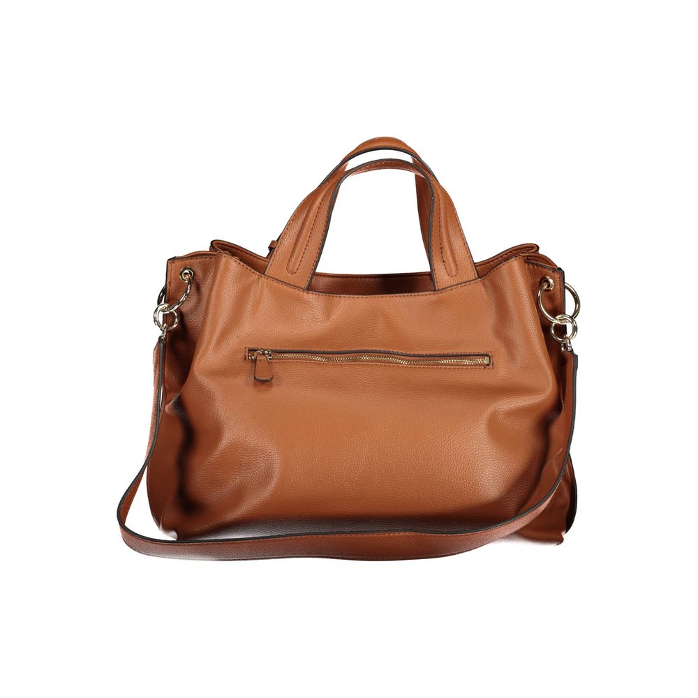 Guess Jeans Brown Polyethylene Handbag