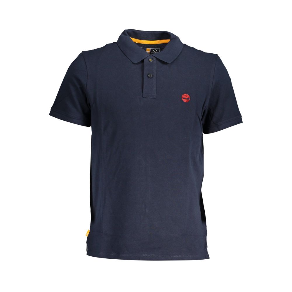 Blaues Poloshirt aus Baumwolle von Timberland