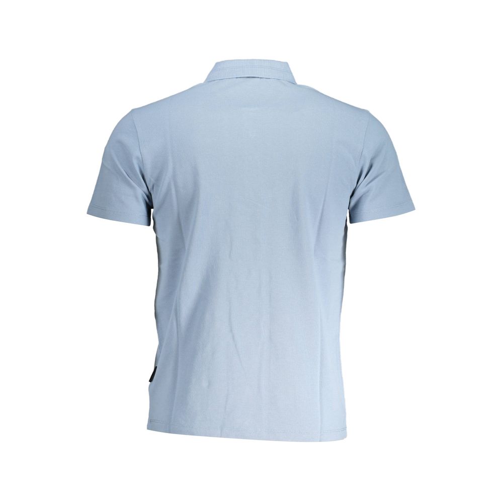 Napapijri Blaues Baumwoll-Poloshirt