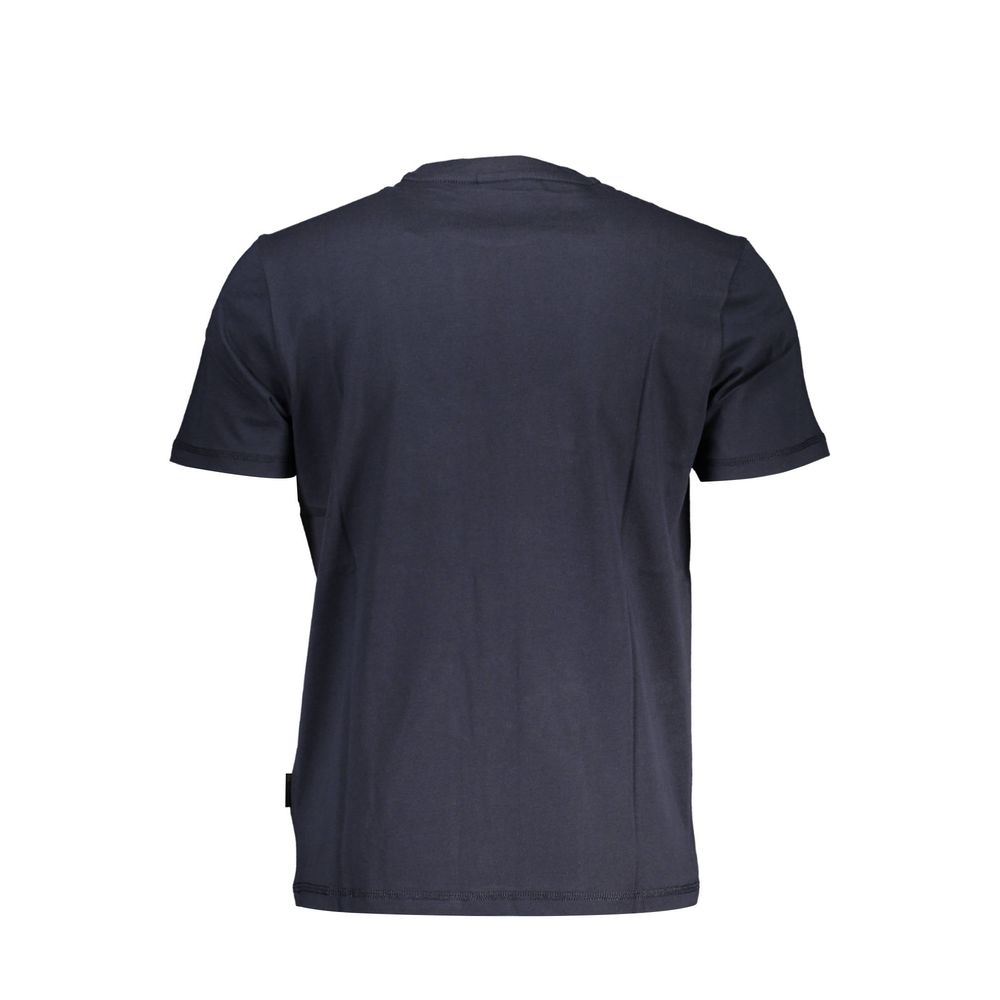 Blaues Baumwoll-T-Shirt von Napapijri