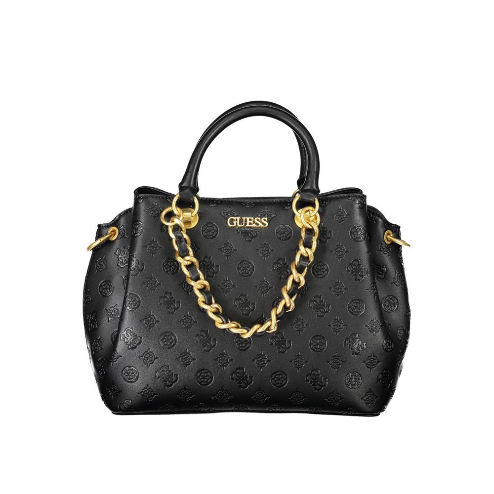 Guess Jeans Black Polyethylene Handbag