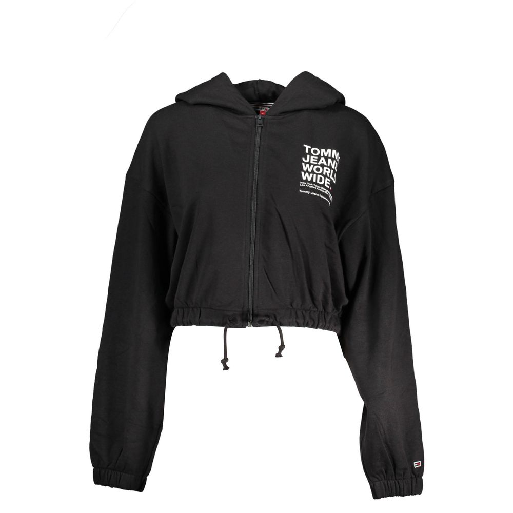 Tommy Hilfiger – Schwarzer Baumwollpullover