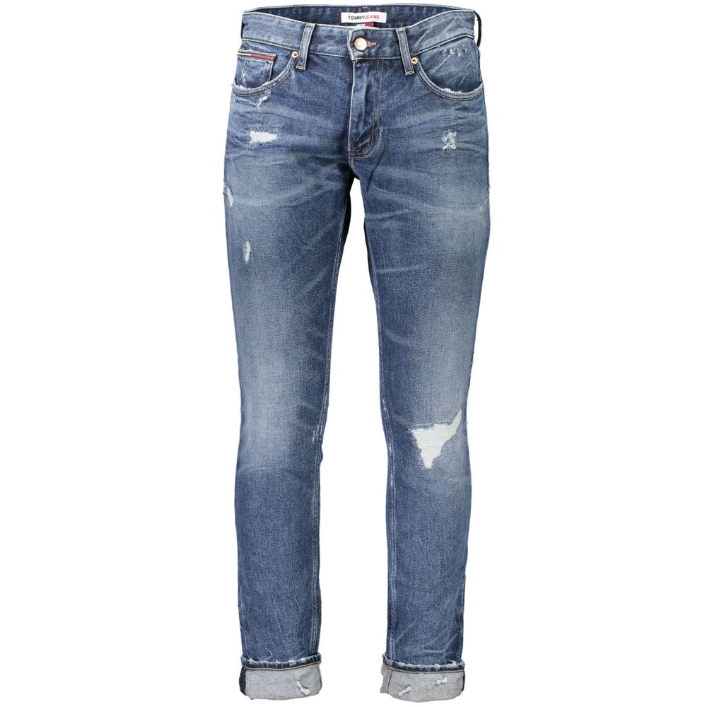Tommy Hilfiger Blue Cotton Jeans & Pant