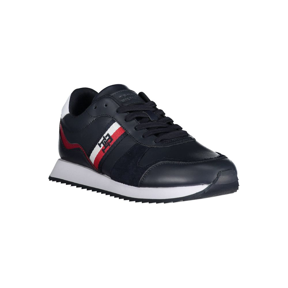 Tommy Hilfiger – Blauer Polyester-Sneaker